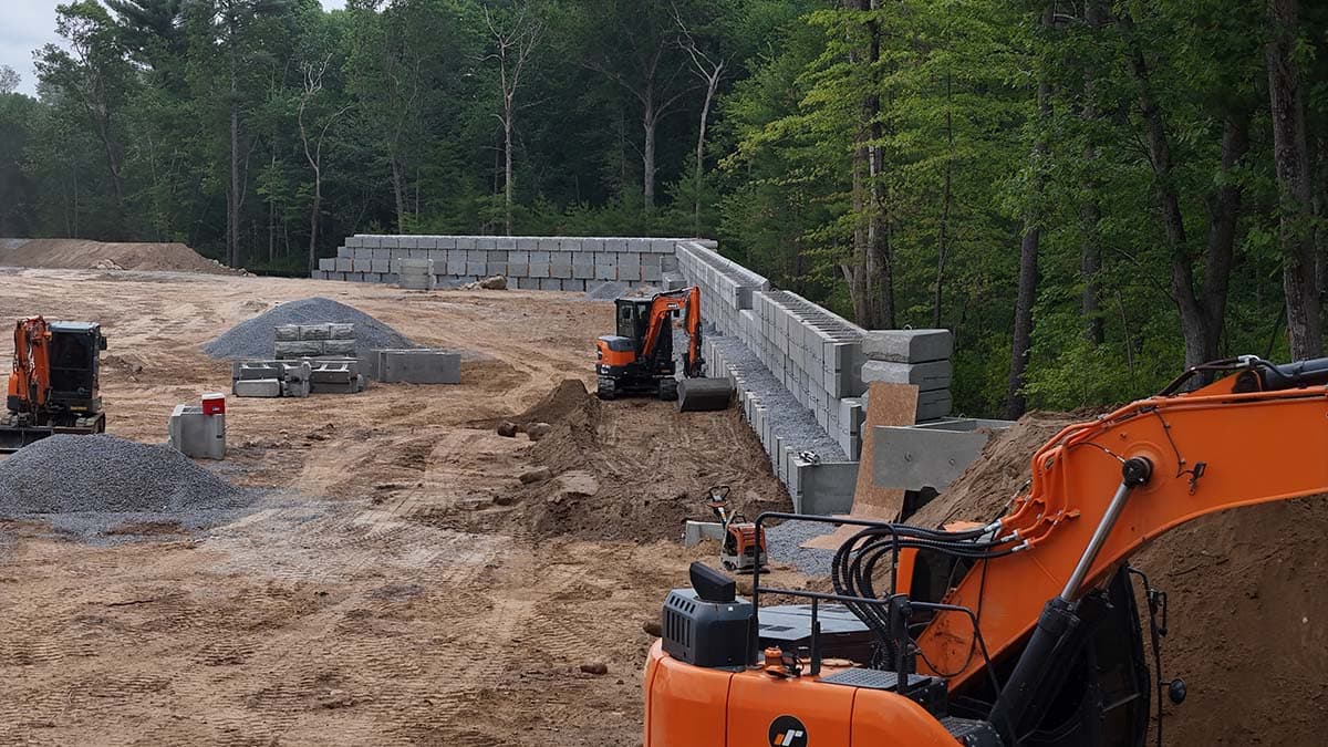 Patriot Park construction progress, June 18