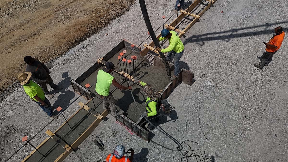 Patriot Park construction progress, July 16